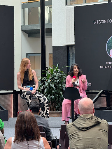 Från vardagskaos till scenen: Bitcoin for Busy Women på Nordic Blockchain Conference